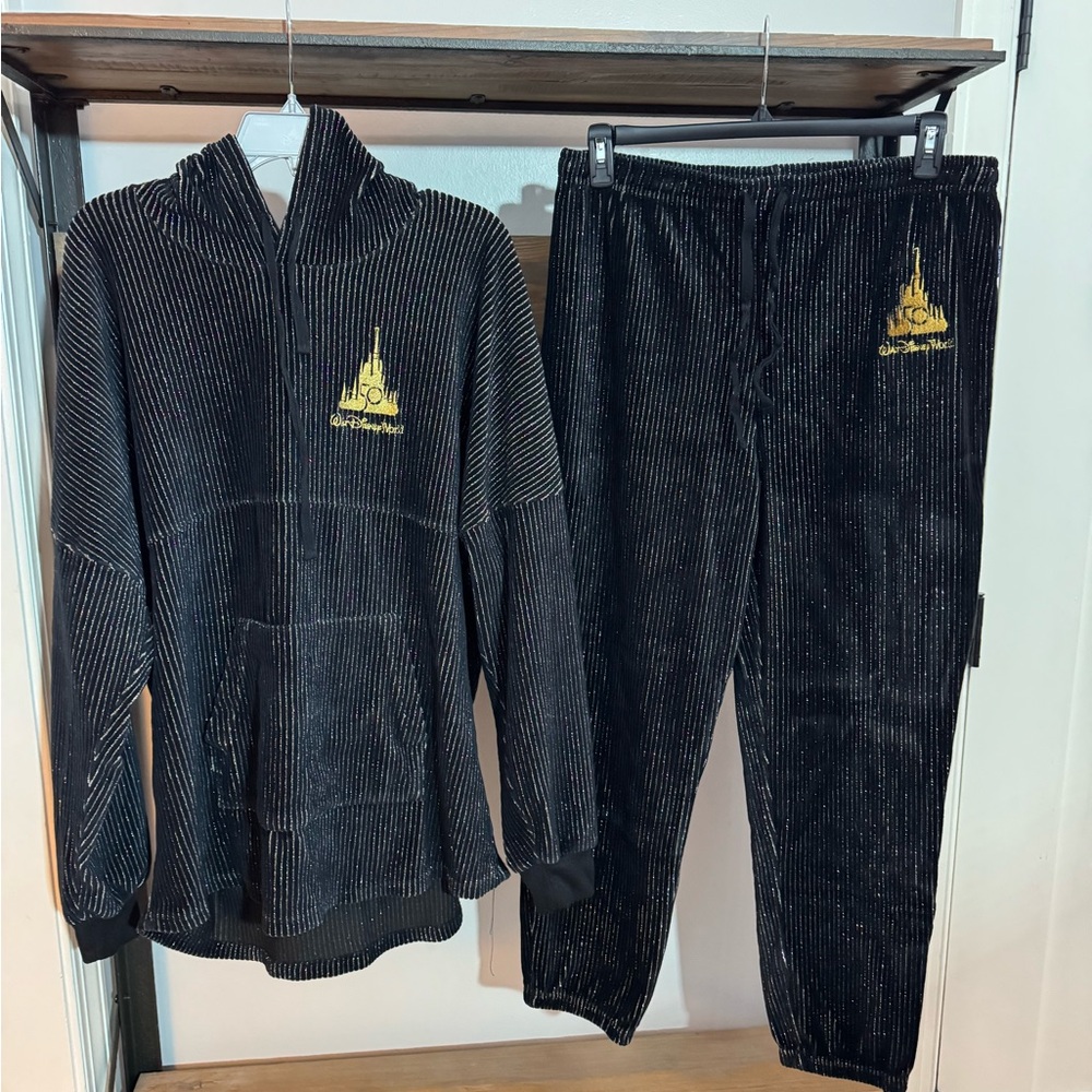 Disney Spirit Jersey bling Velour Tracksuit WDW 50th Anniversary big and tall